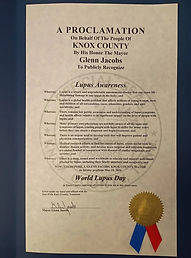 Knox County Lupus Awareness Proclamation