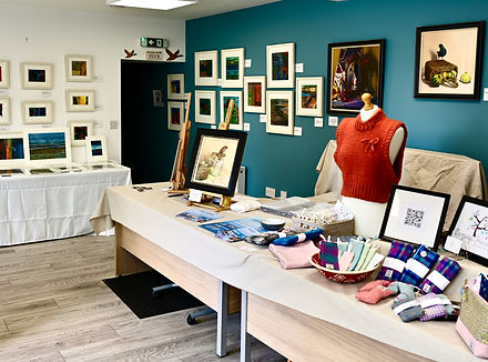 view of Forth Bridge Creative Trail Exhibition