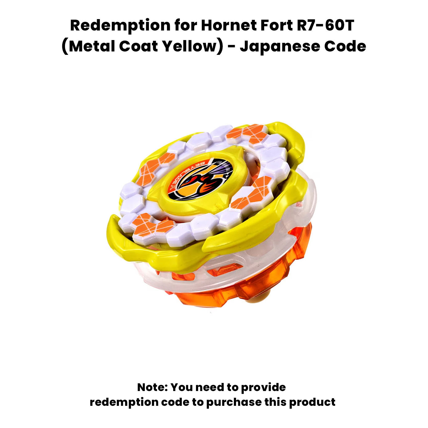 Redemption Service - Hornet Fort R7-60T (Metal Coat Yellow)