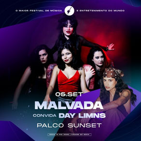 Malvada confirmada no Rock in Rio 2026 em show conjunto com Day Limns