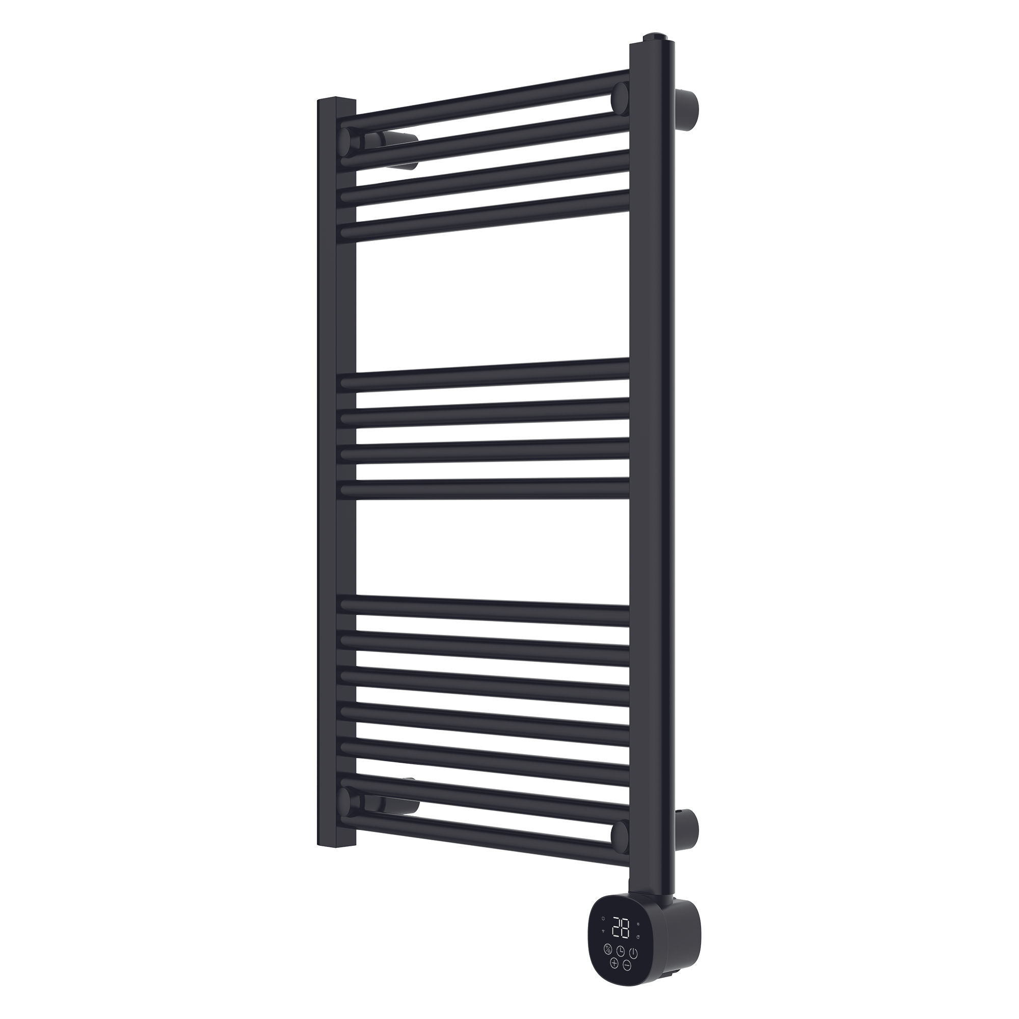 TCP Smart WiFi Fixed Pre-Filled Towel Radiator 500w Black