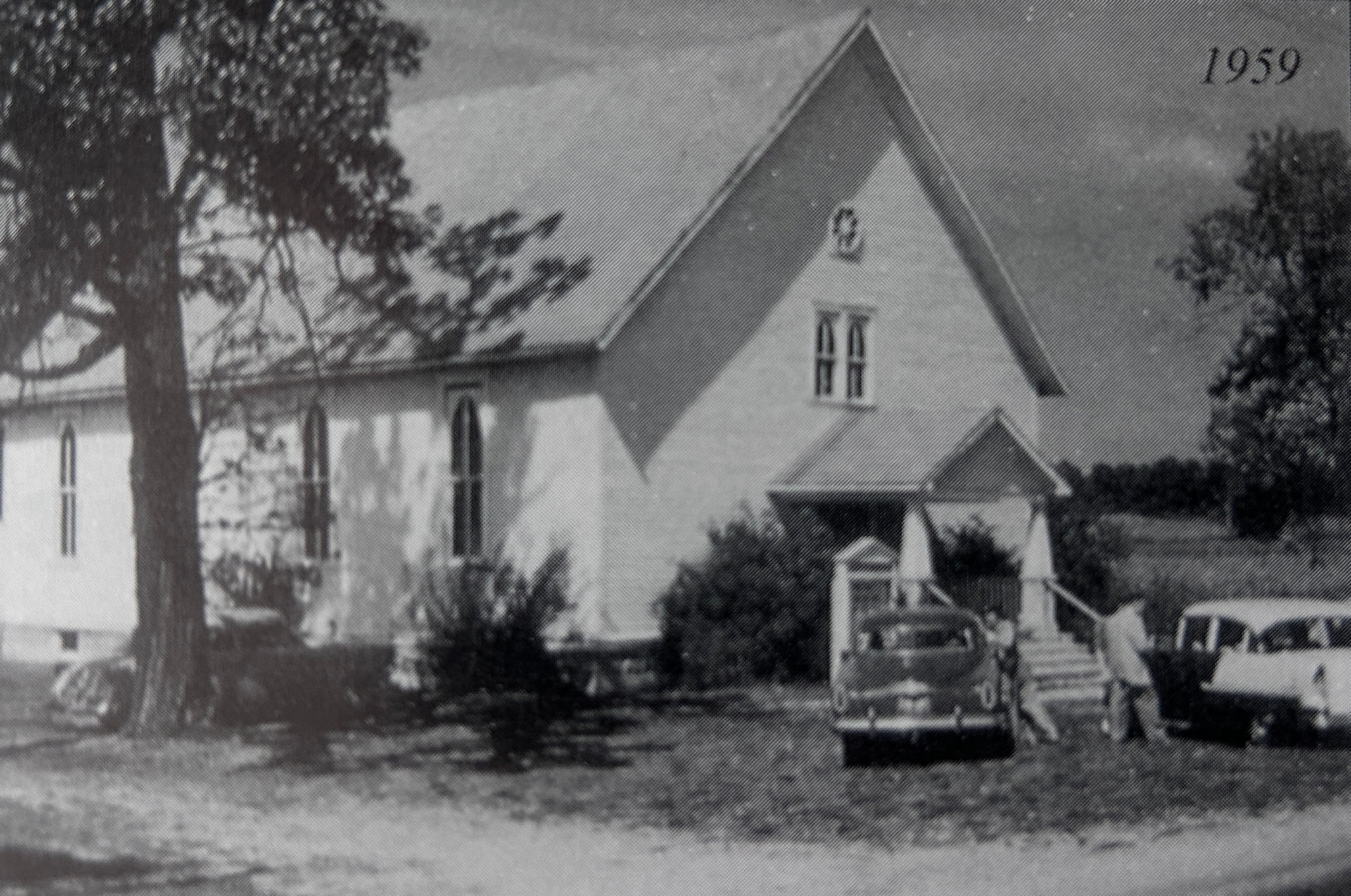 The Stony Creek Church of the Brethren pictured in 1959. The church was established in 1827.