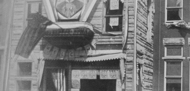 The Bellefontaine Free Public Library was located on the second floor of the Good Building  
