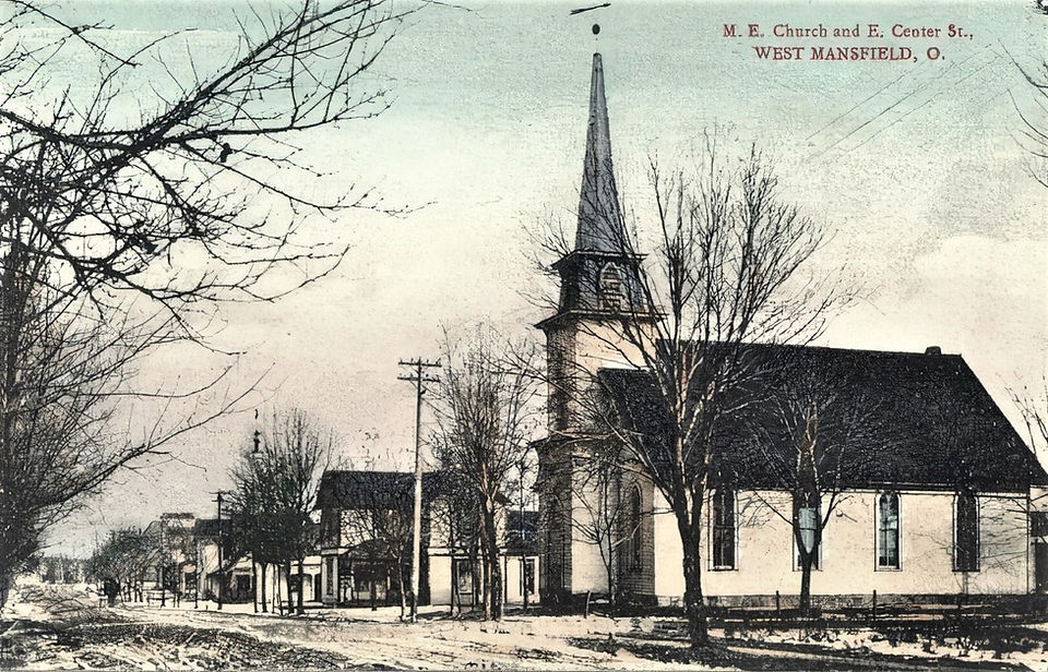 The Methodist Episcopal Church on E. Center Street in West Mansfield