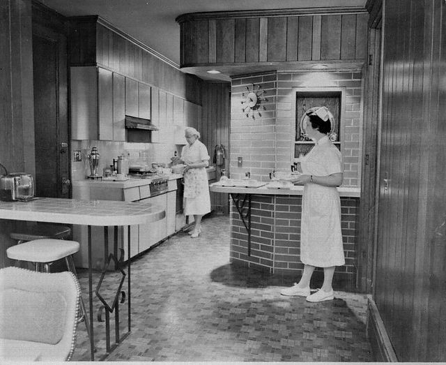 Preparing meals in the Orr Mansion kitchen