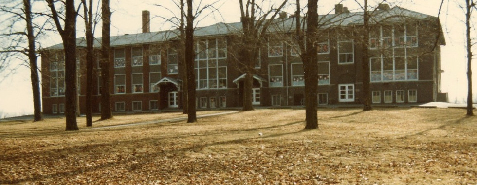 The Huntsville School building pictured ca 1986