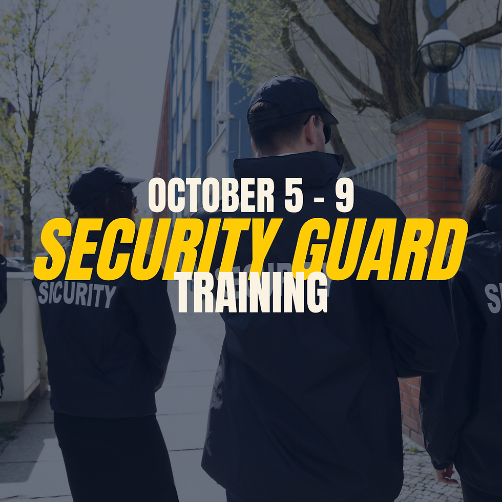 Security Guard Training