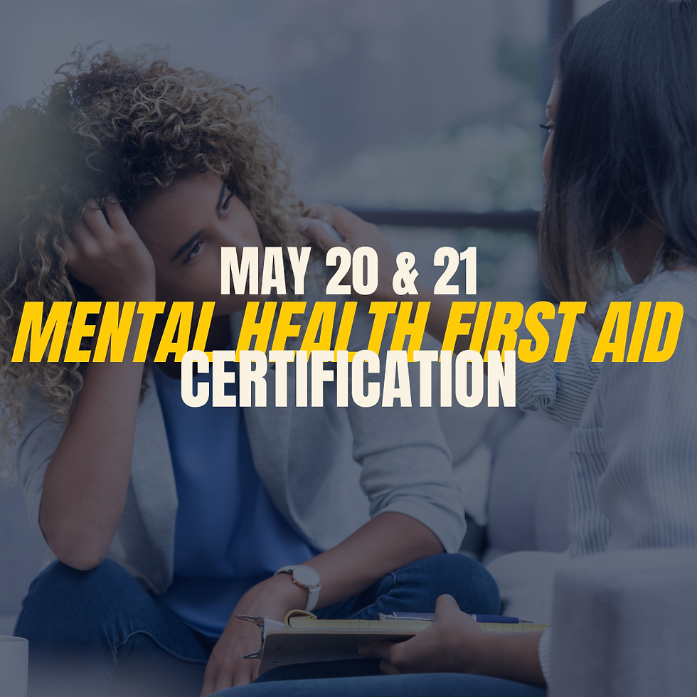 Mental Health First Aid