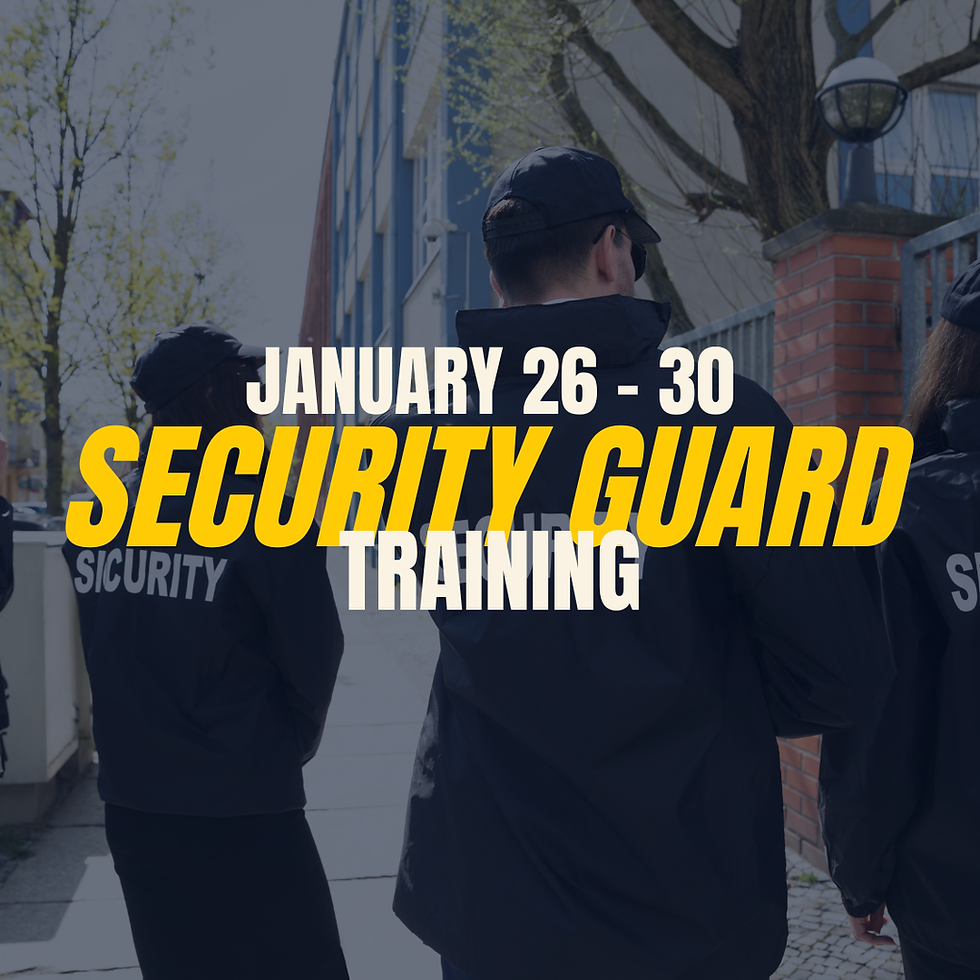 Security Guard Training