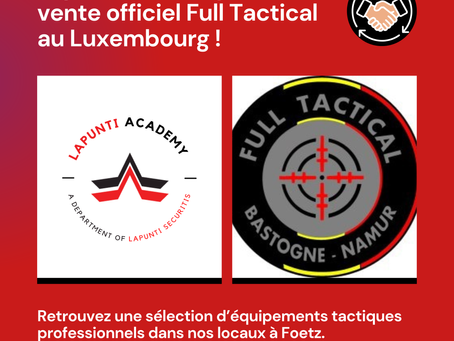 đ€ Lapunti Academy devient point de vente officiel Full Tactical