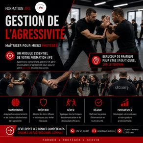 Gestion de l’agressivité : un module essentiel de notre formation APS