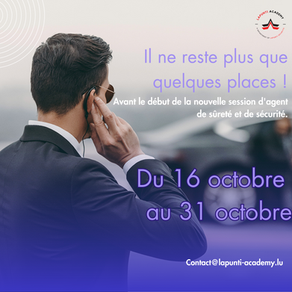 Inscrivez-vous à notre session du mois d'octobre