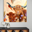 Thumbnail: Highlander Highland Cows Artwork - Original Painting by Australian Artist Emily Birdsey