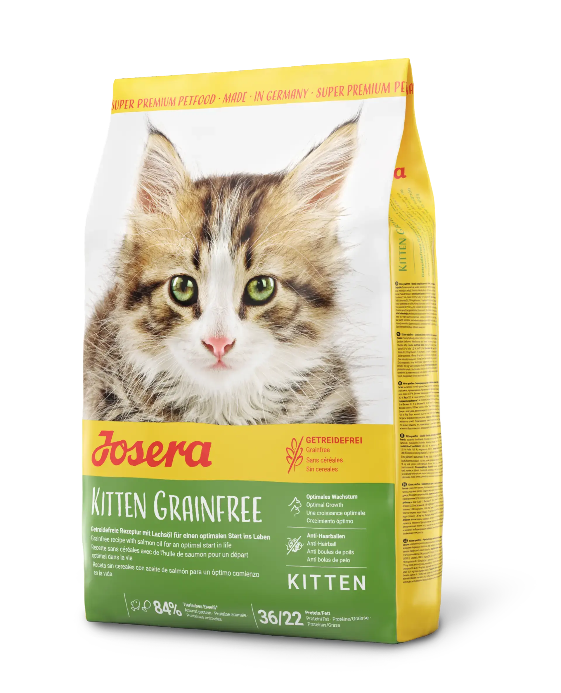 JOSERA Kitten Grainfree, беззерновой корм для котят, беременных и кормящих кошек