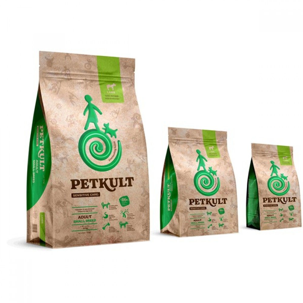Petkult Sensitive Adult Small с ягненком и рисом Сухой корм для собак