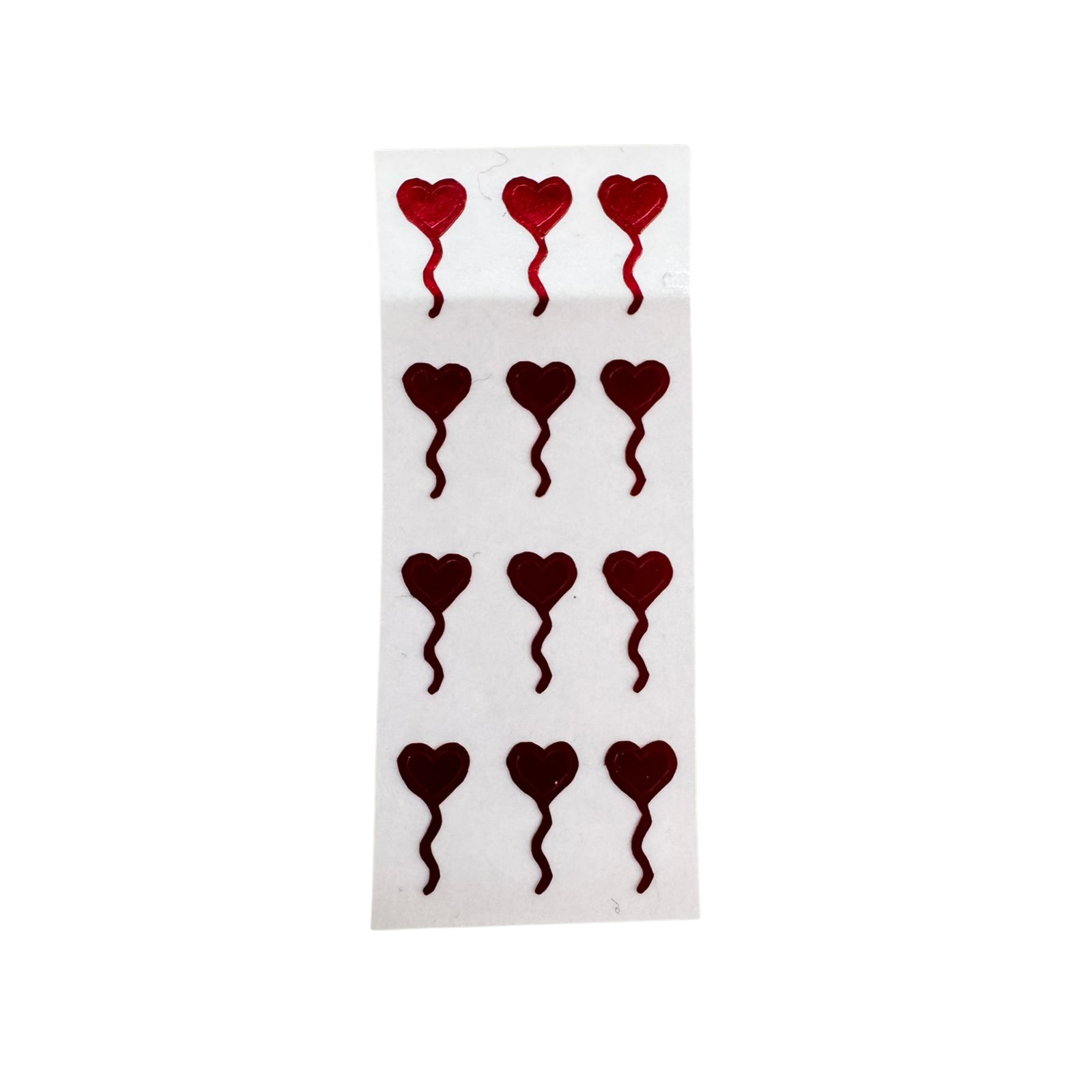 STICKER VR GLOBO CORAZON ROJO