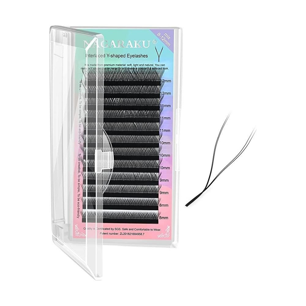 PESTAÑA NAGARAKU DOBLE ''YY'' MIX 8-14MM .07D