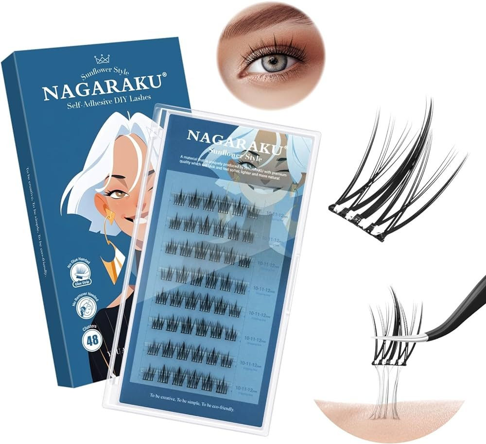 PESTAÑA NAGARAKU SELF-ADHESIVE DIY LASHES (SUNFLOWER STYLE) #07