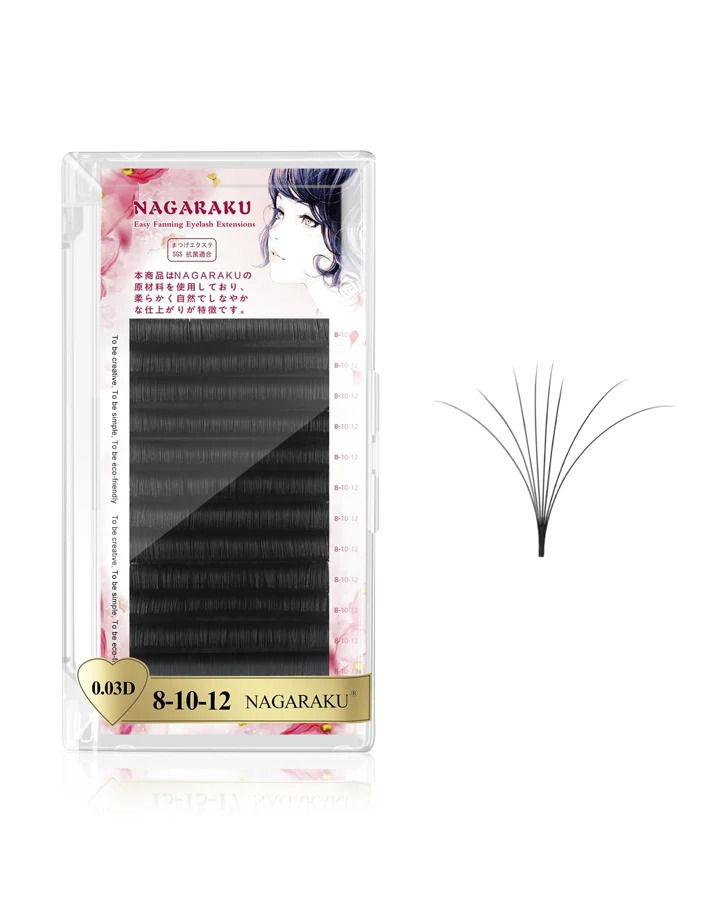 PESTAÑA NAGARAKU AUTOFLORACION NORMAL  0.03 8-10-12D