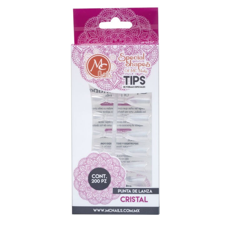 TIP C/200pz PUNTA DE LANZA CRISTAL