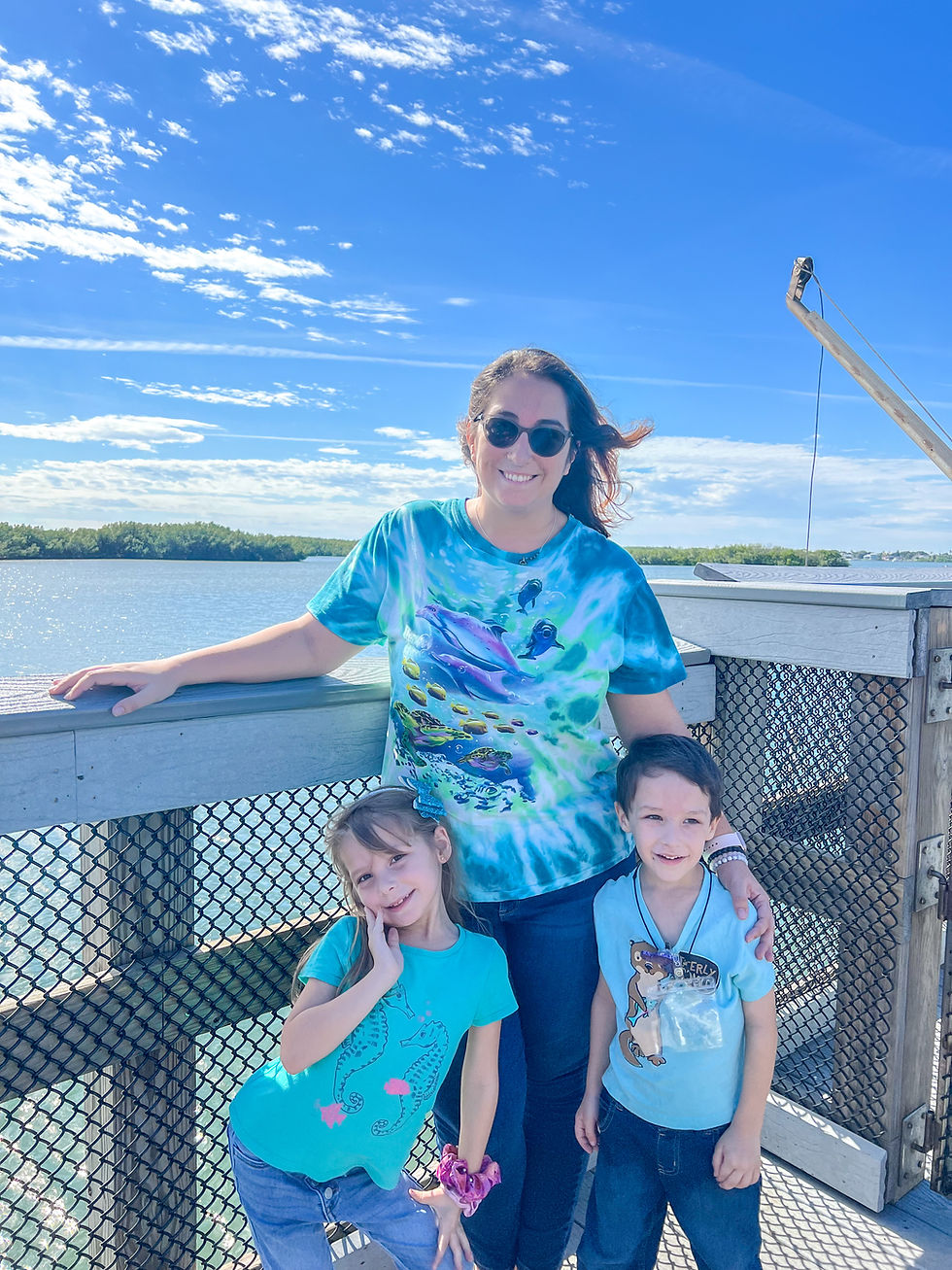 Family at Manatee Viewing Center