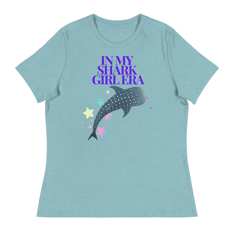 Thumbnail: In My Shark Girl Era Women's Relaxed T-Shirt