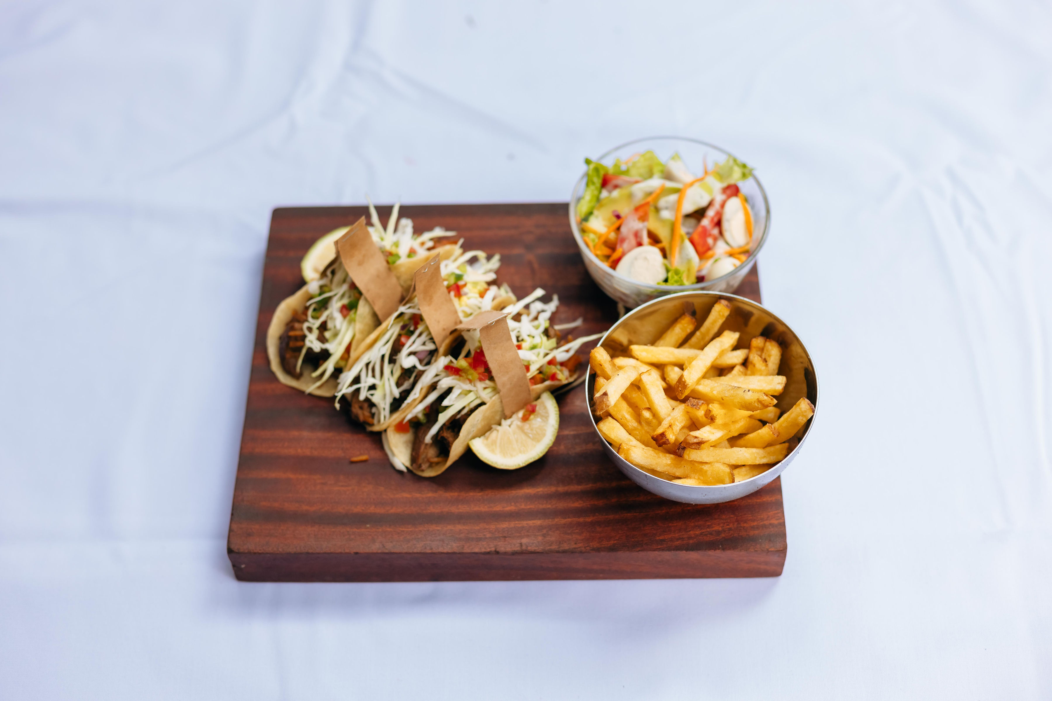 Arranged Food and Objects