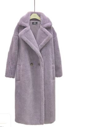 Miniatura: Luxurious Soft Lamb Cashmere Coat