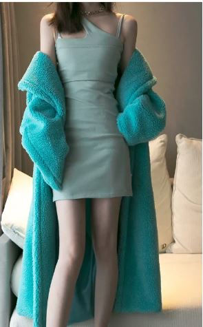 Miniatura: Luxurious Soft Lamb Cashmere Coat