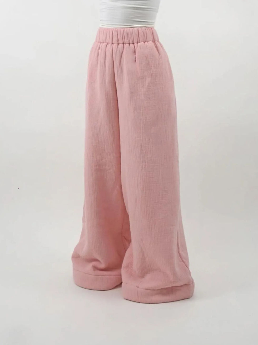 Thumbnail: Womens Winter Wide-Leg Pants