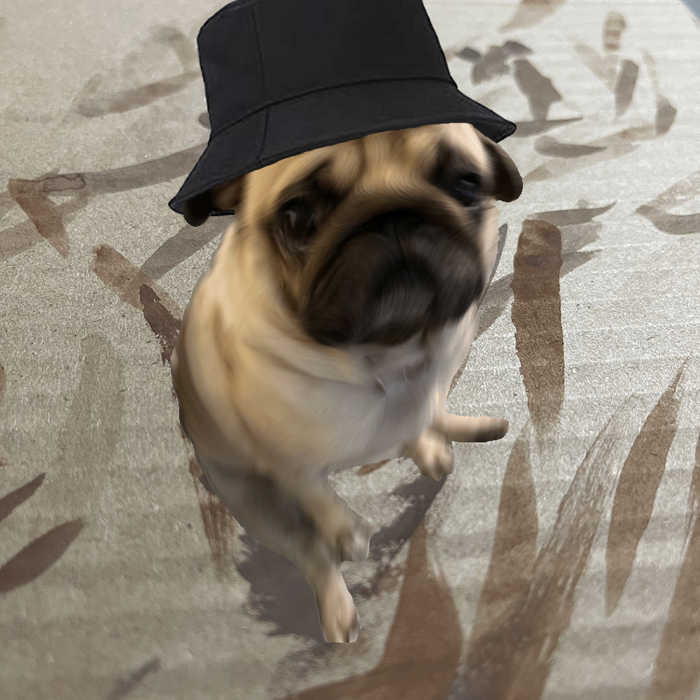 Blurry Boy Bucket Brush