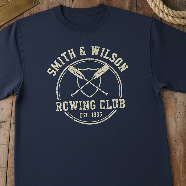 Smith & Wilson Rowing Club Tee, a vintage AA-inspired nautical shirt