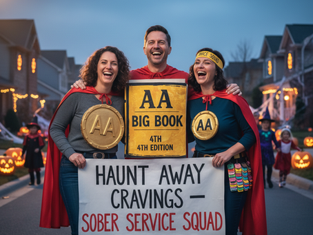 The Halloween Sober Service Squad: How Helping Others Haunts Away Cravings