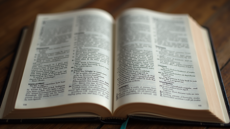 High angle view of a Big Book with step tabs highlighting the 12 Steps