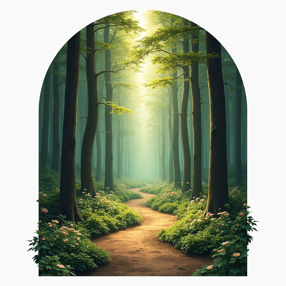 Forêt Enchantée Lumineuse