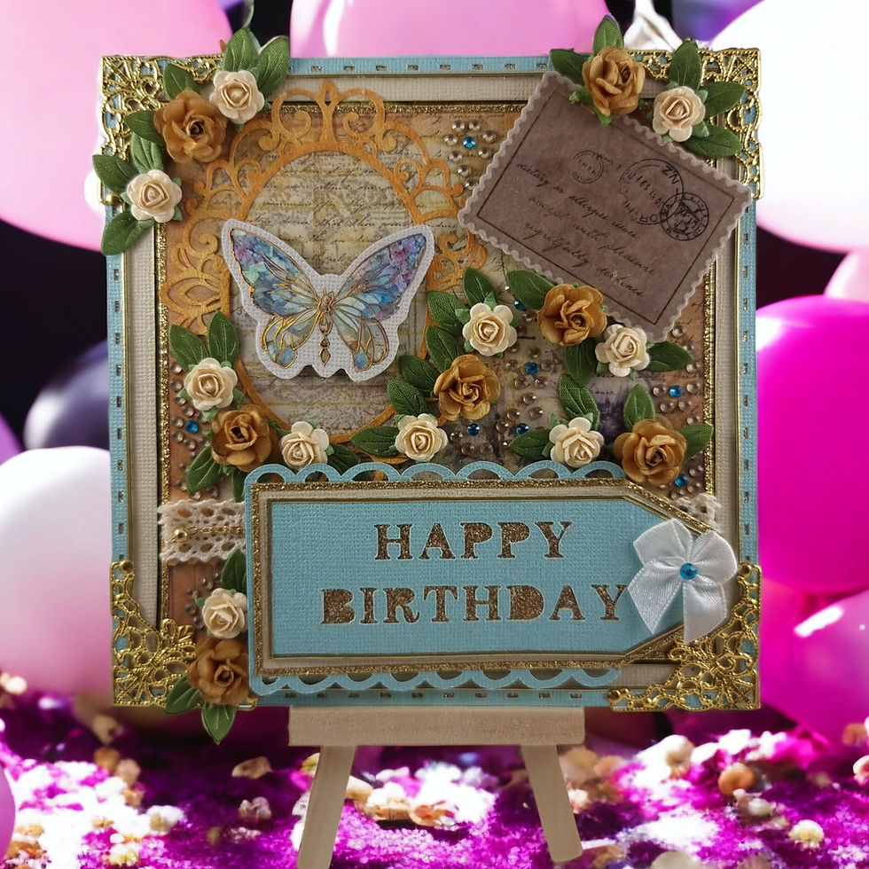 Alt-text
Produkt: Blå födelsedag vintagkort