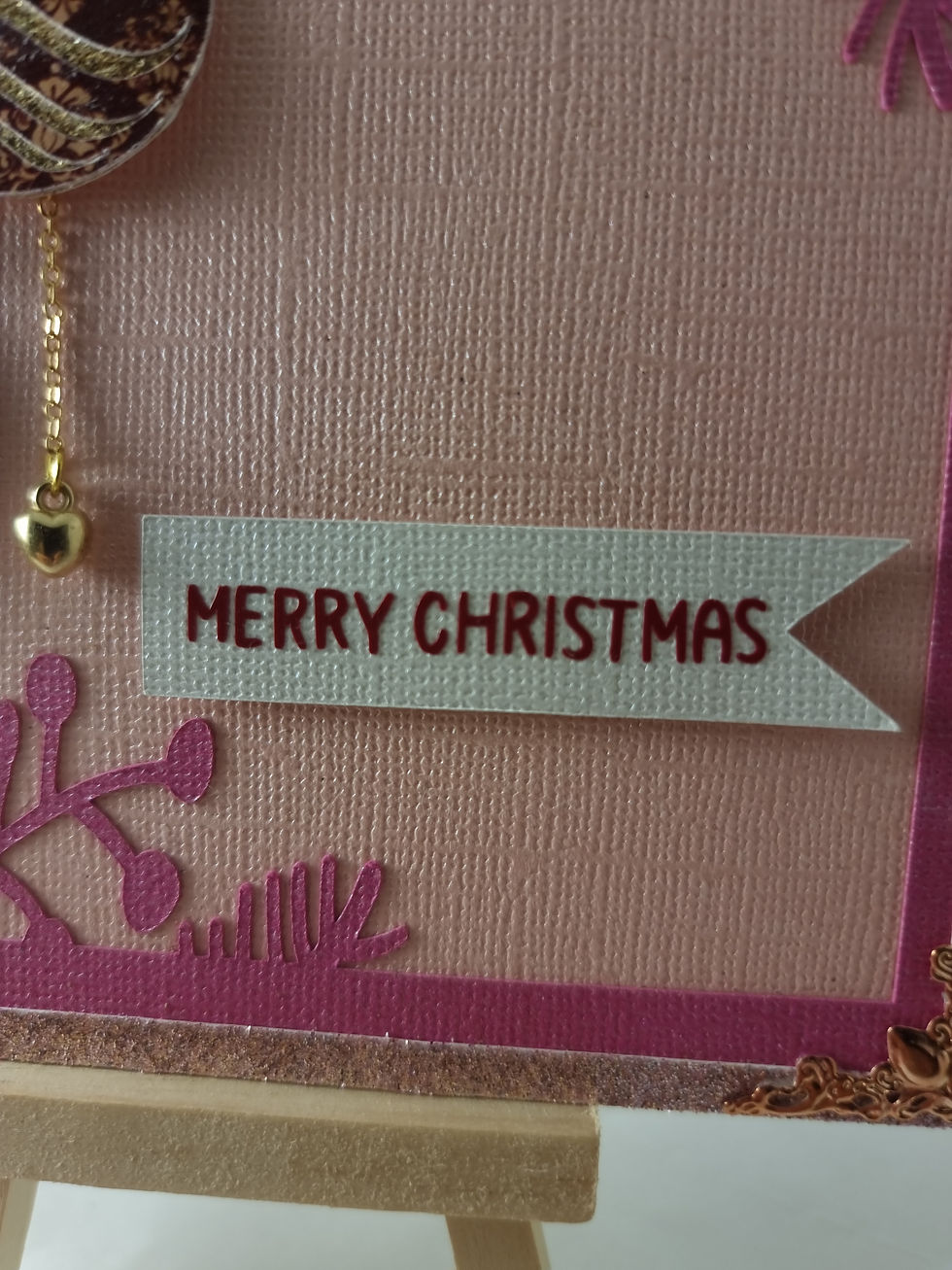 Miniatyrbild: Produkt: Rosa Jul kort