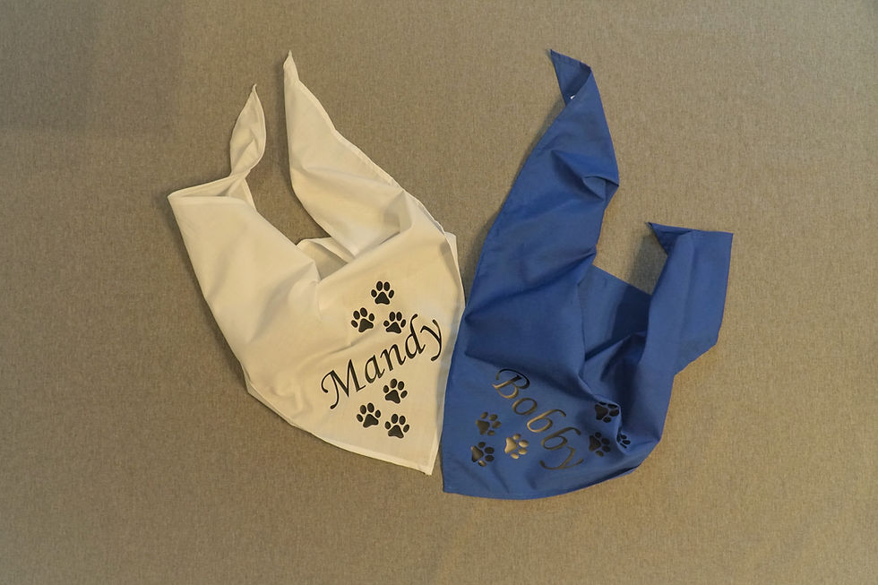 Halstuch Bandana mit Wunschtmotiv Hund