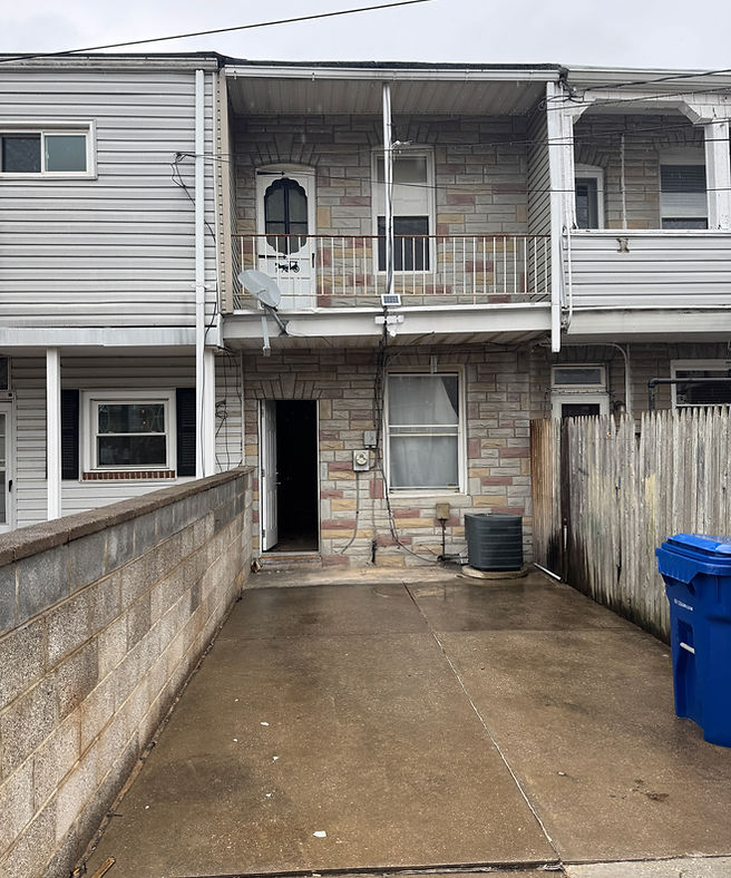 Before - rear exterior
