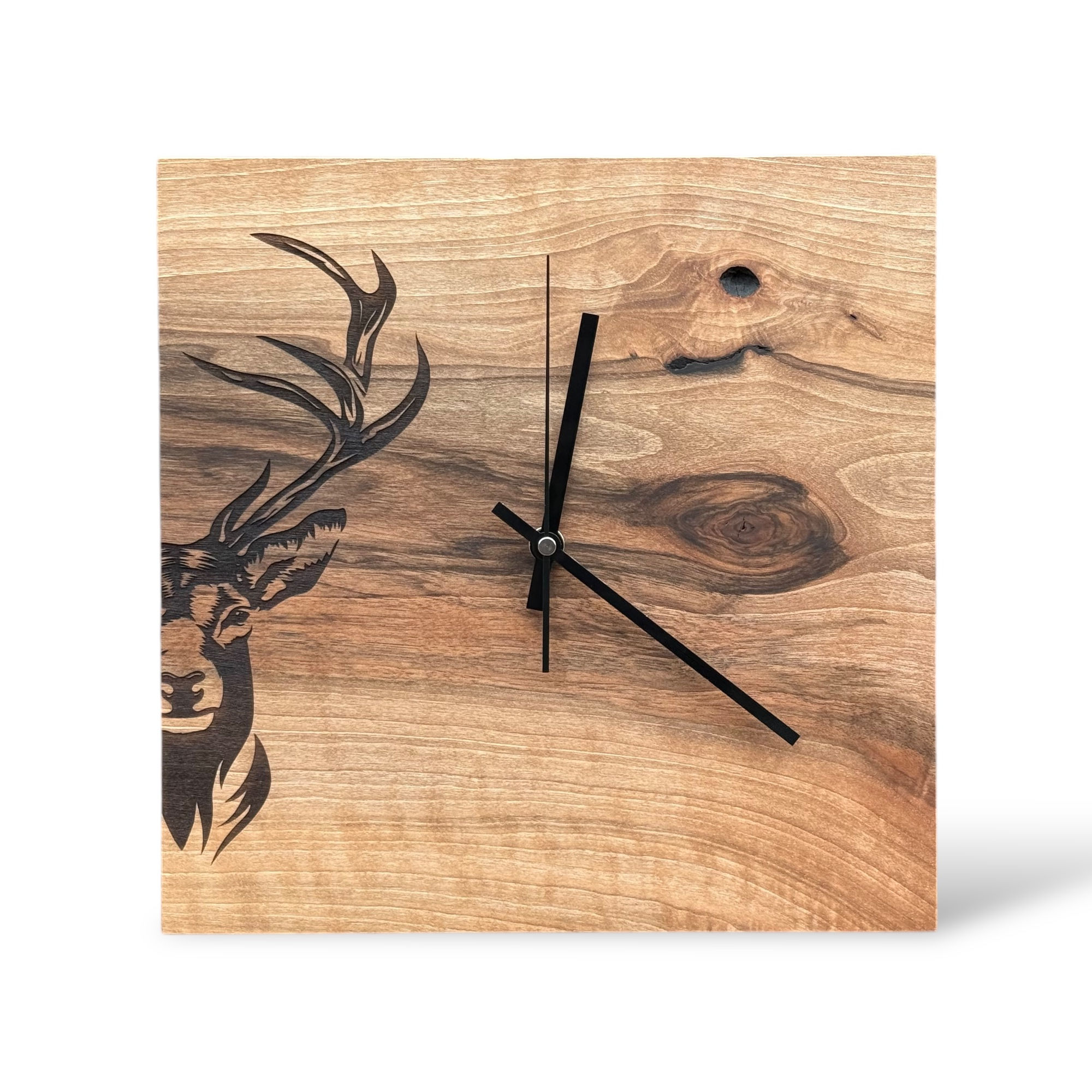 Wohnzimmer Wanduhr aus Holz