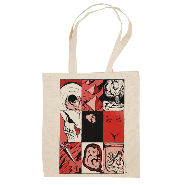 Thumbnail: TRAVELLING GRID ECO-FRIENDLY TOTE BAG