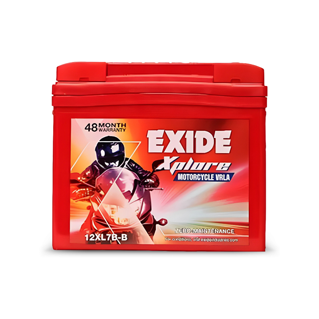 Exide 7Ah Motorcycle Battery FXL0-12XL7B-B