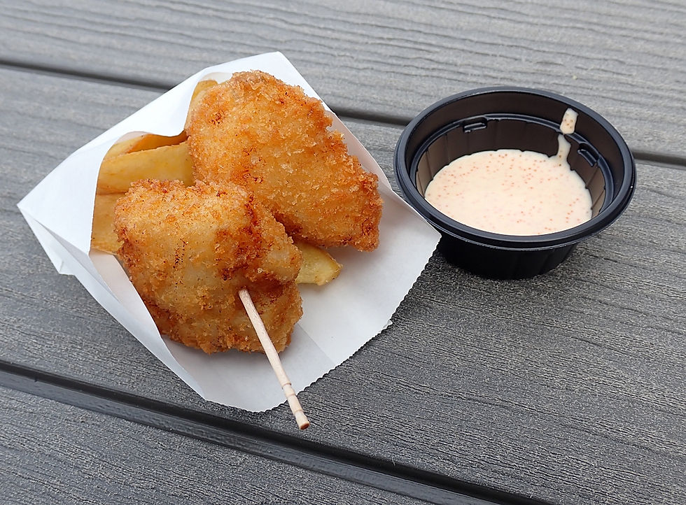 たらっぽ(タラフライ&ポテト) 450円