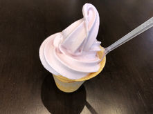 ブルーベリーソフトクリーム