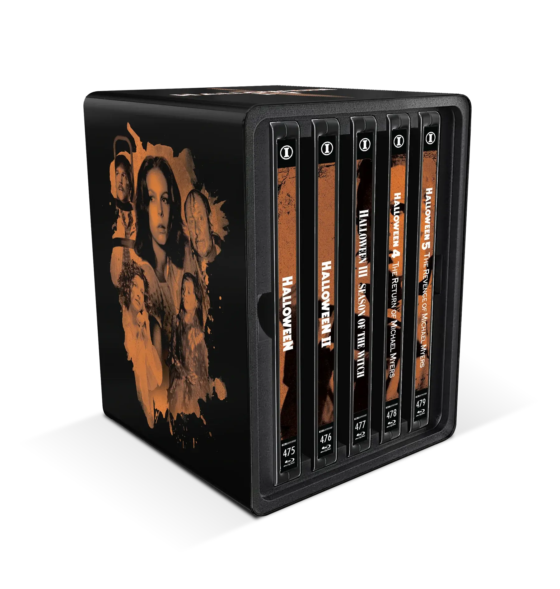 Halloween I - V 4K UHD + Blu-ray Limited Library Steelbook Collection