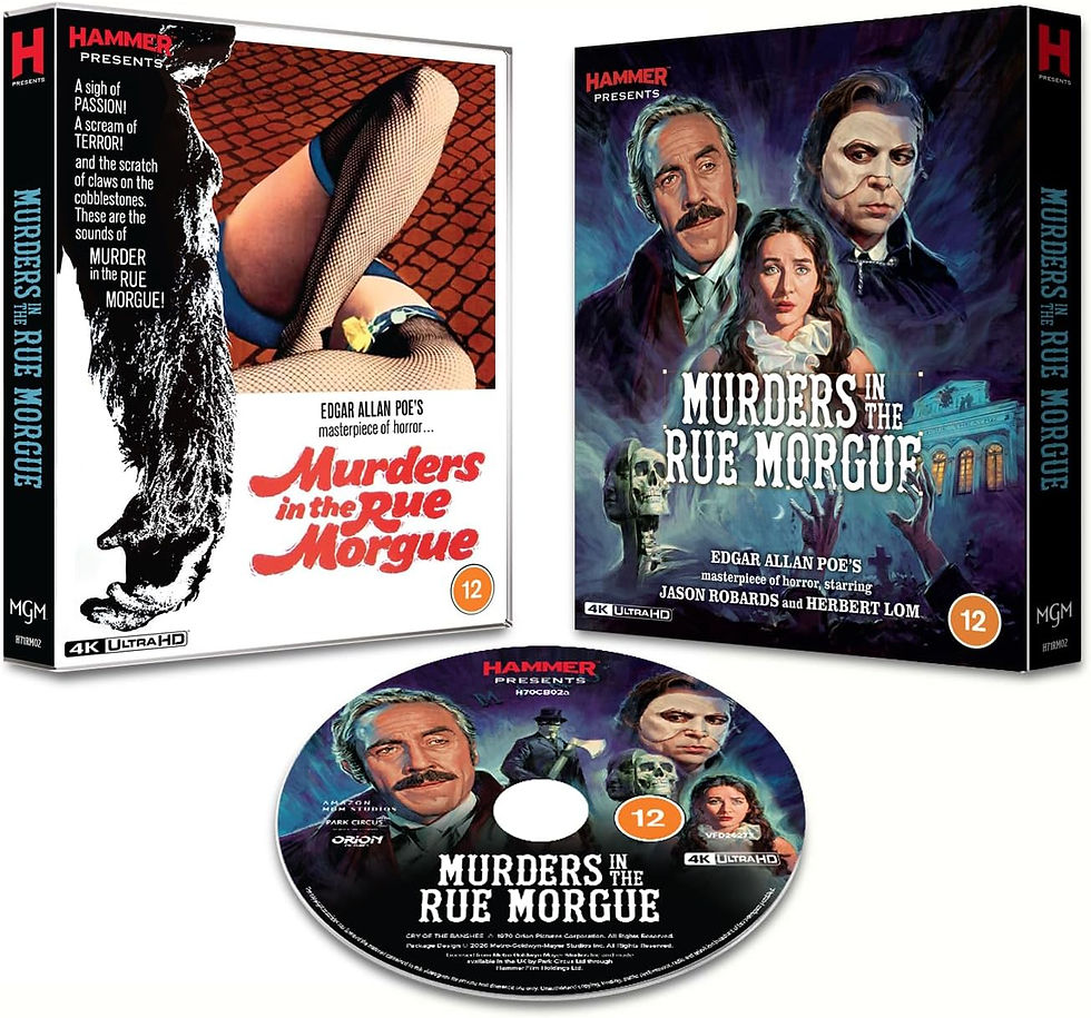 Thumbnail: Murders in the Rue Morgue 4K UHD + Blu-ray