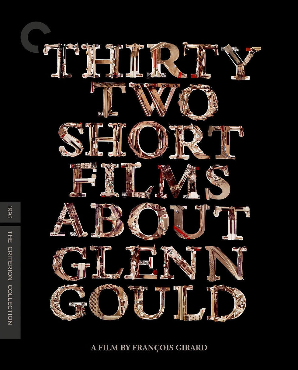 Thirty Two Short Films About Glenn Gould Blu-ray