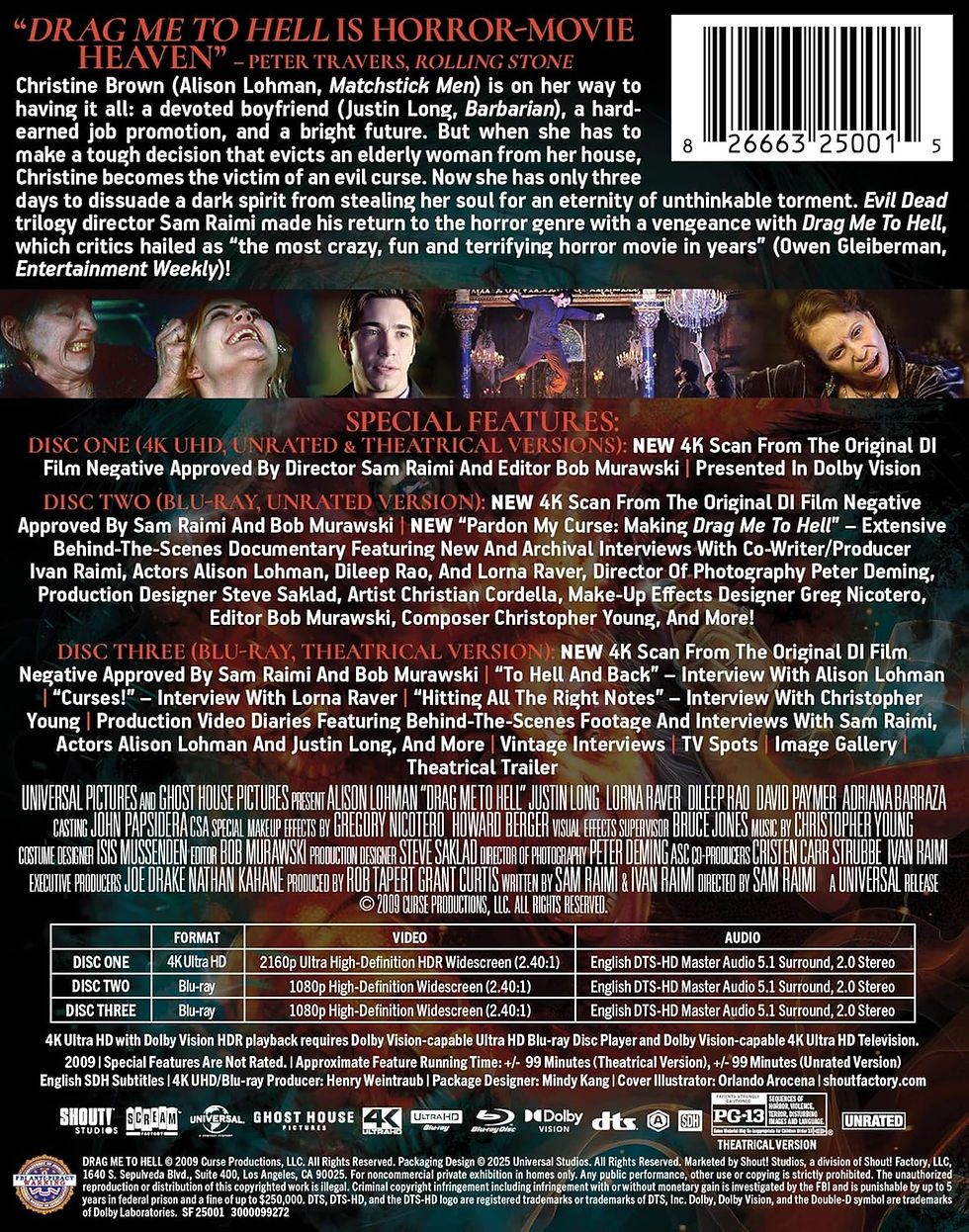 Thumbnail: Drag Me To Hell 4K UHD + Blu-ray Steelbook Limited Edition