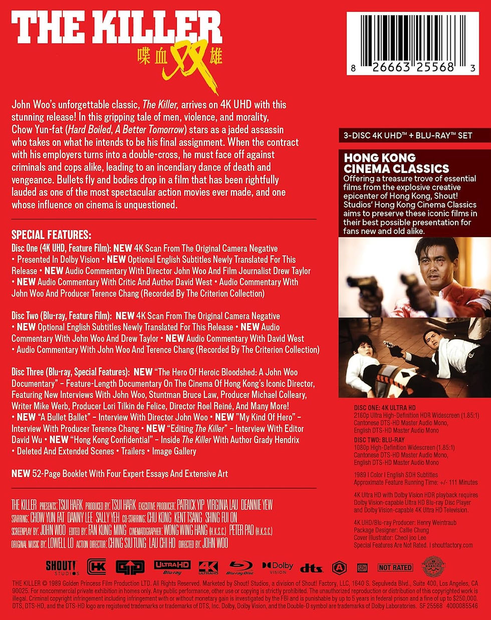 Thumbnail: The Killer 4K UHD + Blu-ray Limited Deluxe Edition