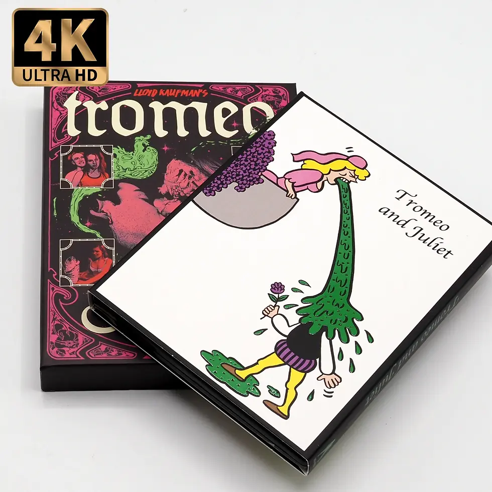 Thumbnail: Tromeo & Juliet 4K UHD + Blu-ray Limited Slipcase Edition